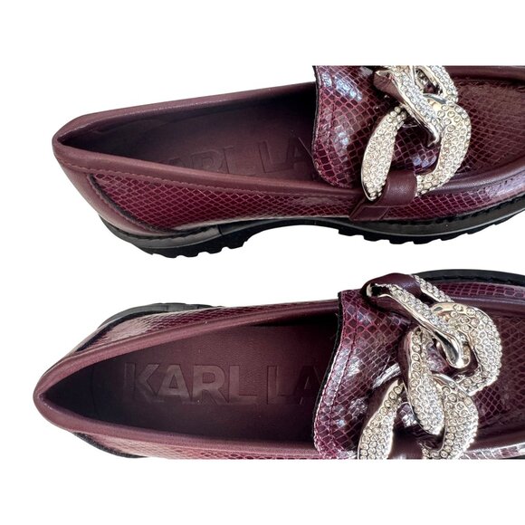 Karl Lagerfeld Paris Giana Platform Loafer Size 6 NWOT - Picture 7 of 9
